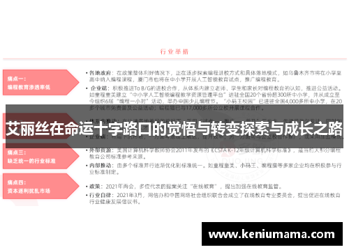 艾丽丝在命运十字路口的觉悟与转变探索与成长之路